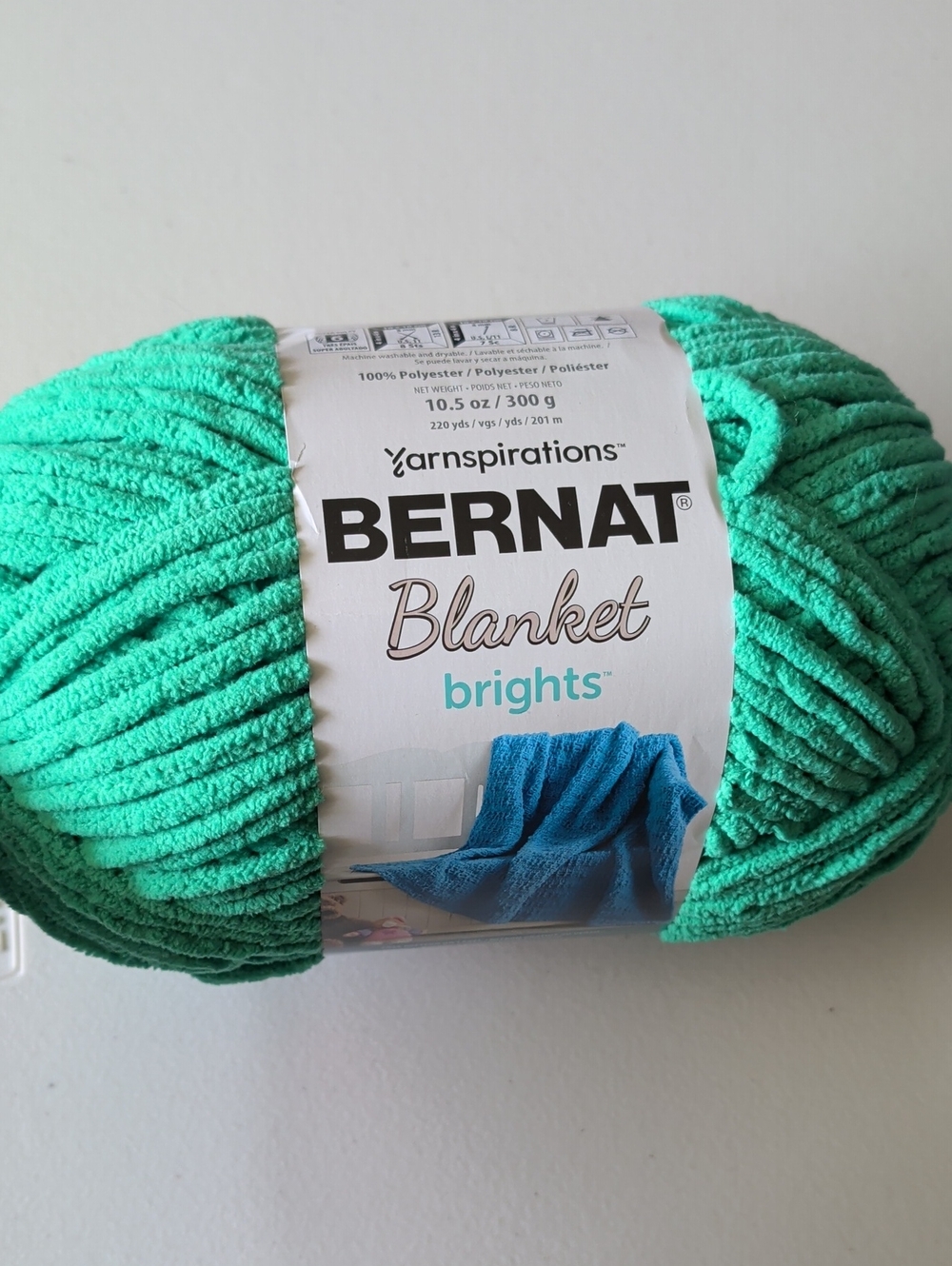 Blanket Brights Soft Plush Yarn - Go Go Green